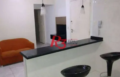 Apartamento com 1 dormitório à venda, 64 m² por r$ 240.000,00 - itararé - são vicente/sp