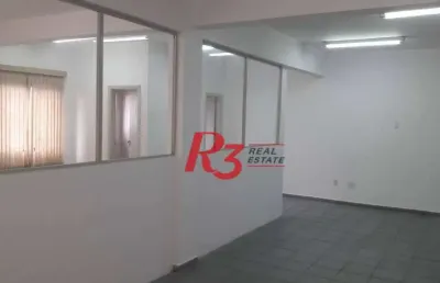 Sala comercial para alugar na Rua Lucas Fortunato, 181, Vila Mathias, Santos