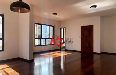 Apartamento com 3 dormitórios para alugar, 162 m² por r$ 7.500,02/mês - ponta da praia - santos/sp