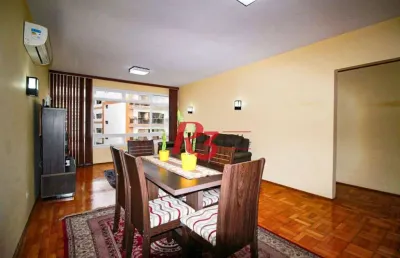 Apartamento com 3 dormitórios à venda, 156 m² por r$ 950.000,00 - gonzaga - santos/sp