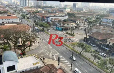 Sala comercial com 1 sala para alugar na Avenida Afonso Pena, 170, Boqueirão, Santos
