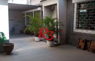 Casa com 4 dormitórios à venda, 420 m² por r$ 3.500.000,00 - ponta da praia - santos/sp
