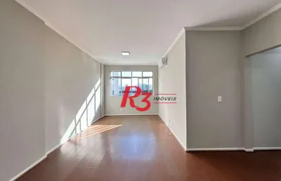 Apartamento para alugar, 115 m² por r$ 5.622,23/mês - gonzaga - santos/sp