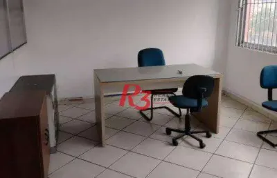 Conjunto para alugar, 210 m² por r$ 2.500,00/mês - centro - santos/sp
