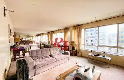 Apartamento à venda, 302 m² por r$ 3.000.000,00 - boqueirão - santos/sp