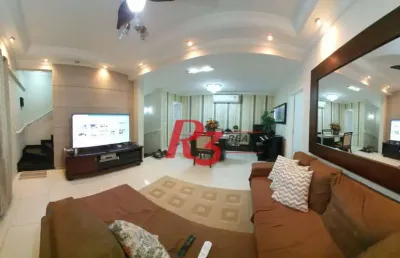 Casa village para venda, 3 dorm (1 suíte),2 vagas no estuário em santos. sp