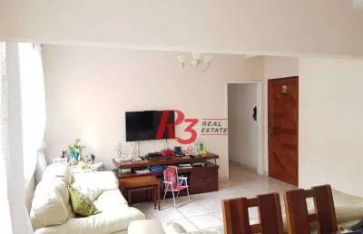 Apartamento com 3 dormitórios à venda - itararé - são vicente/sp