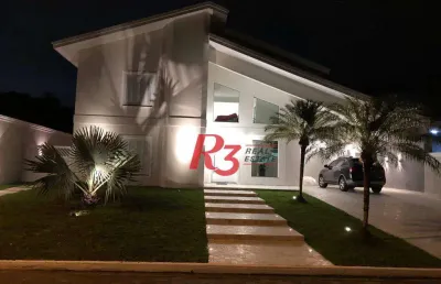 Casa com 5 dormitórios à venda, 400 m² no acapulco - guarujá/sp