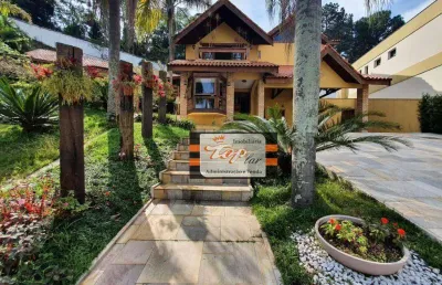 Casa com 4 dormitórios à venda, 490 m² por r$ 3.950.000,00 - residencial dez (alphaville) - santana de parnaíba/sp