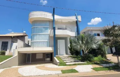 Sobrado à venda em paulínia, parque brasil 500, com 3 suítes, com 440 m²