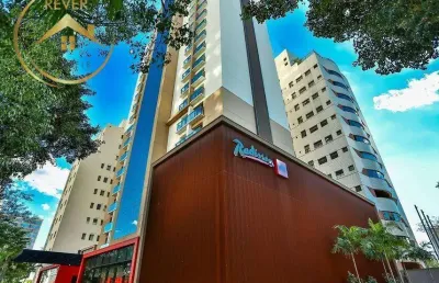 Flat à venda em campinas, cambuí, com 1 suíte, com 27 m², radisson - flat