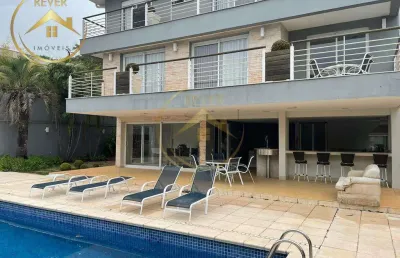 Sobrado para alugar em campinas, parque da hípica, com 5 suítes, com 700 m²