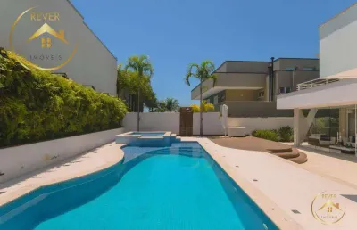 Sobrado à venda em campinas, alphaville dom pedro, com 4 suítes, com 465 m²