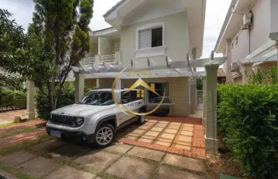 Casa à venda em campinas, loteamento residencial vila bella, com 3 quartos, com 142 m², reserva aram