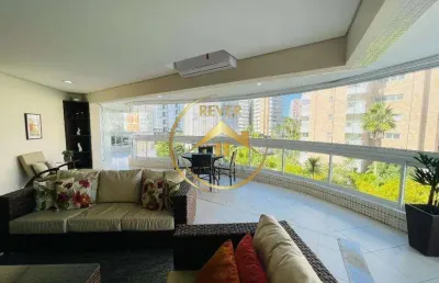 Apartamento à venda em bertioga, riviera, com 3 suítes, com 155 m²