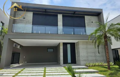 Sobrado à venda em campinas, alphaville dom pedro 3, com 5 quartos, com 385 m²