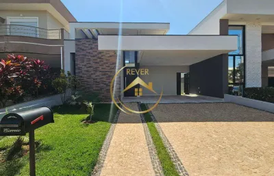 Casa à venda em paulínia, parque brasil 500, com 3 suítes, com 172 m²