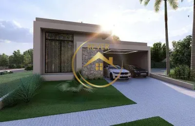 Casa à venda em paulínia, parque brasil 500, com 3 suítes, com 192.82 m², residencial royal garden