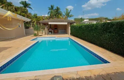 Casa para alugar em valinhos, chácaras alpina, com 3 suítes, com 321.26 m²
