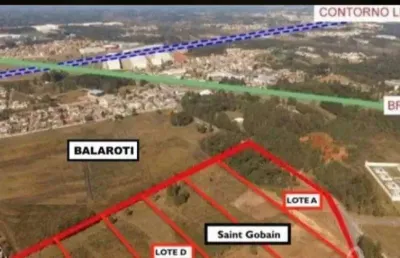 Terreno comercial à venda na alameda ministro aramis athayde, 000, guatupê, são josé dos pinhais, 18821 m2 por r$ 3.425.500
