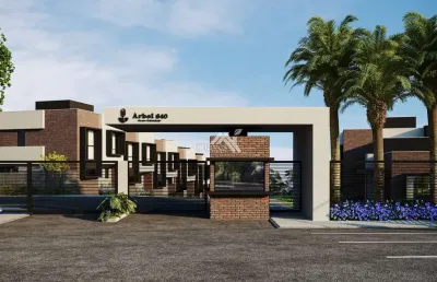 Casa em condomínio fechado com 3 quartos à venda na rua amália túlio costa, santa felicidade, curitiba, 102 m2 por r$ 850.000