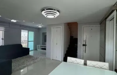 Cobertura com 3 dormitórios à venda, 140 m² por r$ 1.500.000,00 - anália franco - são paulo/sp