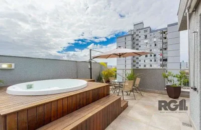 Cobertura para venda - 191.89m², 3 dormitórios, sendo 1 suites, 1 vaga - centro