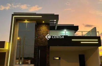 Casa com 4 suítes à venda, 225 m² - condomínio evidências - indaiatuba/sp