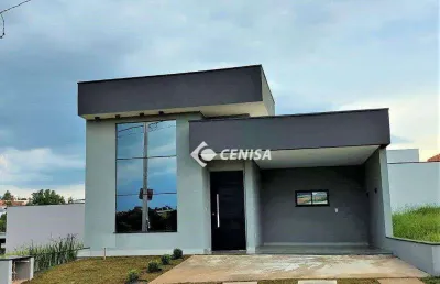 Casa com 3 suítes à venda, 144 m² - condomínio park gran reserve - indaiatuba/sp