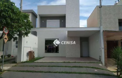 Casa com 3 dormitórios à venda, 184 m² - condomínio park real - indaiatuba/sp