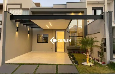 Casa com 3 quartos,, à venda, 108 m² - condomínio vila ytu - indaiatuba/sp