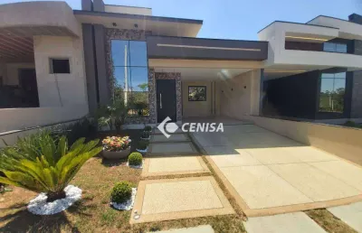 Casa com 3 suítes à venda, 134 m² - condomínio park gran reserve - indaiatuba/sp