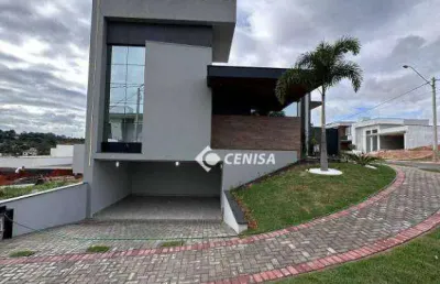 Casa com 3 suítes à venda, 206 m² - condomínio laguna residencial - indaiatuba/sp