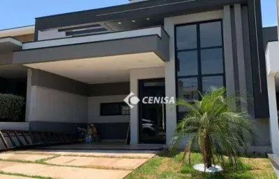 Casa com 3 suítes à venda, 134 m² - condomínio jardim brescia - indaiatuba/sp