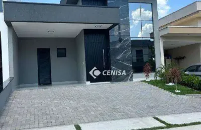 Casa com 3 suítes à venda, 138 m² - condomínio jardim brescia - indaiatuba/sp