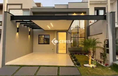 Casa com 3 suítes à venda, 125 m² - condomínio vila ytu - indaiatuba/sp
