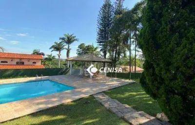 Chácara com 4 dormitórios à venda, 5000 m² por r$ 2.500.000,00 - condomínio recanto das flores - indaiatuba/sp