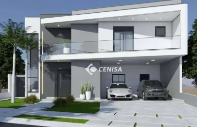 Casa com 3 dormitórios à venda, 197 m² - condomínio jardins do império - indaiatuba/sp