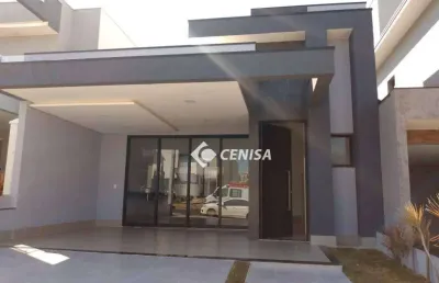 Casa com 3 dormitórios à venda, 134 m² - condomínio jardim brescia - indaiatuba/sp
