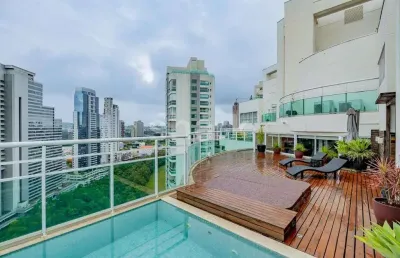 Cobertura mobiliada para locação por r$ 45.000,00 em alphaville, barueri - sp