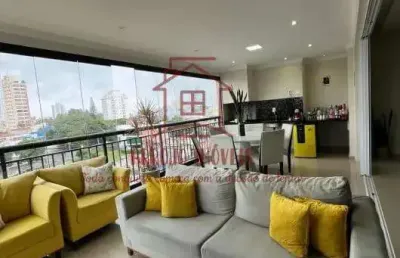 Apartamento para venda em santo andré, vila gilda, 3 dormitórios, 3 suítes, 5 banheiros, 3 vagas