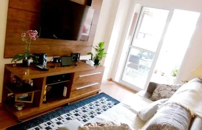 Apartamento para venda em santo andré, vila valparaíso, 3 dormitórios, 1 suíte, 2 banheiros, 2 vagas