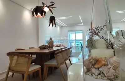 Apartamento com 3 quartos, balneário maracanã, praia grande - r$ 1.65 mi, cod: 5305