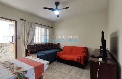 Apartamento com 1 quarto, canto do forte, praia grande - r$ 250 mil, cod: 5582