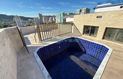 Cobertura com 3 quartos, canto do forte, praia grande - r$ 990 mil, cod: 5855