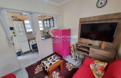 Kitnet com 1 quarto, real, praia grande - r$ 165 mil, cod: 6161