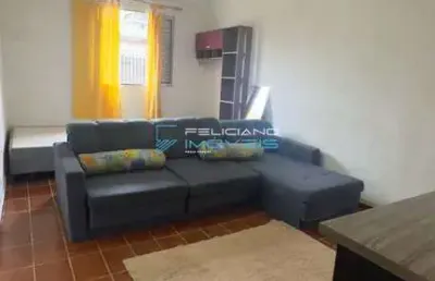 Kitnet com 1 quarto, caiçara, praia grande - r$ 165 mil, cod: 6375