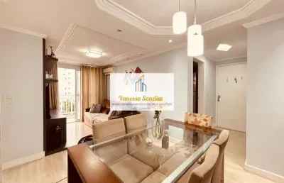 Apartamento com 2 dormitórios, varanda, vaga e lazer completo