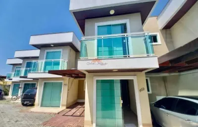 Casa em condomínio para venda em maricá, jardim atlântico central (itaipuaçu), 2 dormitórios, 1 suíte, 3 banheiros, 1 vaga