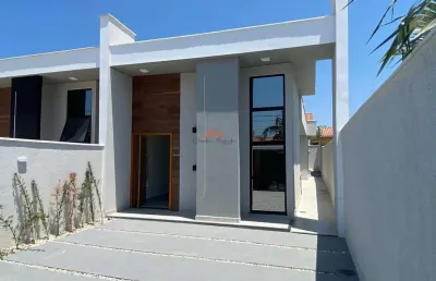 Casa para venda em maricá, jardim atlântico central (itaipuaçu), 3 dormitórios, 1 suíte, 2 banheiros, 2 vagas